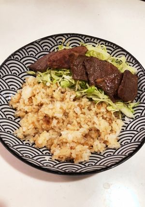 焼肉焼飯(かつお節バター醤油)-レシピのメイン写真