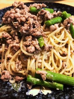 絶品!サルシッチャとアスパラ♡パスタ-レシピのメイン写真