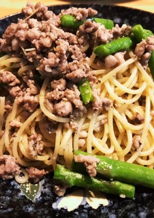 絶品!サルシッチャとアスパラ♡パスタ-レシピのメイン写真