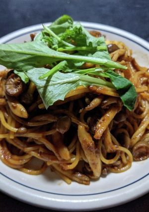 しめじナポリタン-レシピのメイン写真