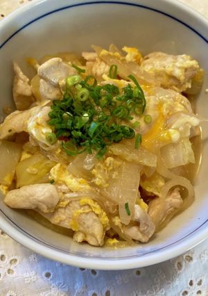 糖質オフ♡痩せちゃう親子丼-レシピのメイン写真