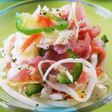 生ハムと冷蔵庫の残り食材集合!マリネ♪