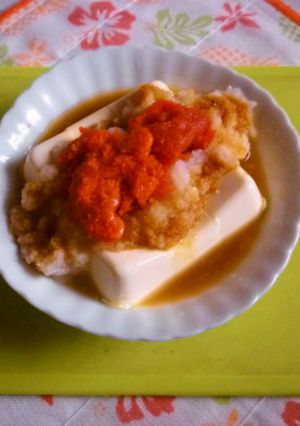 明太みぞれの冷や奴-レシピのメイン写真