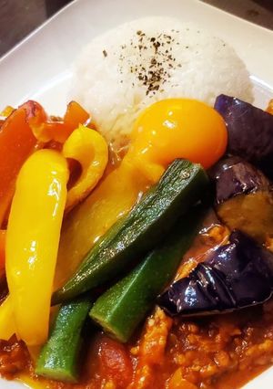 野菜盛り沢山のキーマカレー-レシピのメイン写真