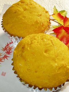 ノンオイル・ノン卵☆かぼちゃマフィン-レシピのメイン写真