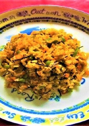 ひじきのカレーチャーハン-レシピのメイン写真