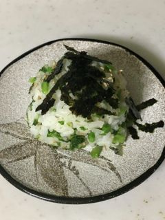 菜飯(ごま油炒め)-レシピのメイン写真