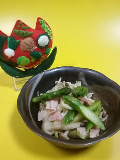 レンジで作るアスパラペペロン風-レシピのメイン写真