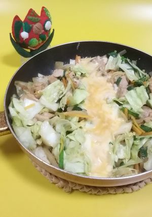 キャベツたっぷりチーズタッカルビ風-レシピのメイン写真