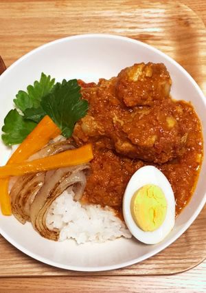 ほねつき鶏肉のスパイスカレー-レシピのメイン写真