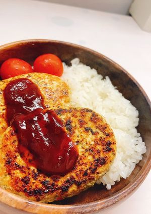 ダイエット中でもOK!豆腐ハンバーグ!-レシピのメイン写真