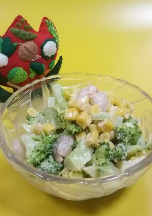 ブロッコリーとエビのサラダ-レシピのメイン写真