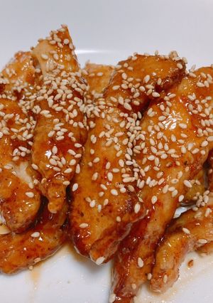 鶏ムネ肉で甘辛チキン-レシピのメイン写真