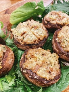 マッシュルーム(椎茸)のパン粉焼き-レシピのメイン写真