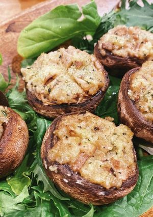 マッシュルーム(椎茸)のパン粉焼き-レシピのメイン写真