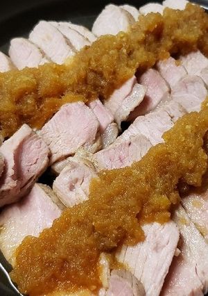 おろしソースの☆濡れない茹で豚-レシピのメイン写真