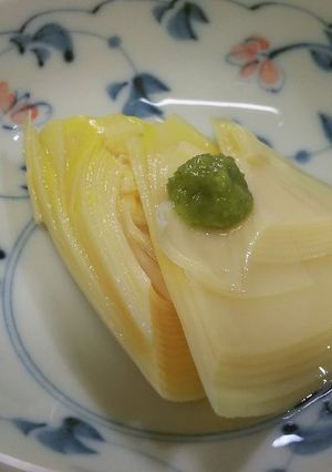 たけのこの姫皮の刺身-レシピのメイン写真