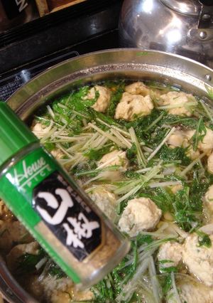 超絶品☆粉山椒入り！鶏団子鍋☆-レシピのメイン写真