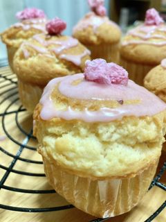 桜のマフィン-レシピのメイン写真