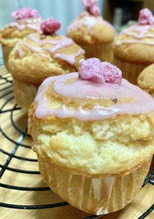 桜のマフィン-レシピのメイン写真