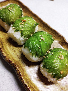 無限青じそのおにぎり-レシピのメイン写真