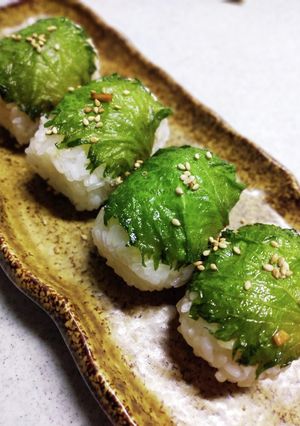 無限青じそのおにぎり-レシピのメイン写真
