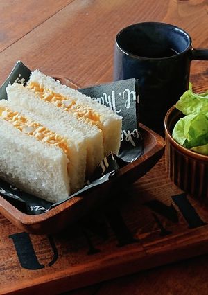 おうちカフェ★ふんわり玉子サンド-レシピのメイン写真