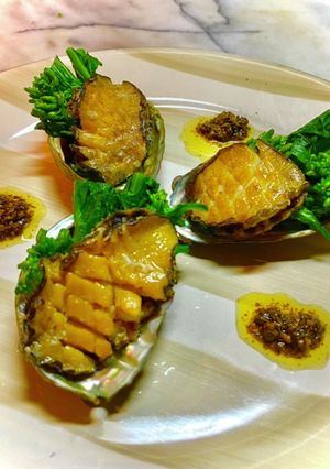 No2809鮑のバターソテー肝ソース-レシピのメイン写真