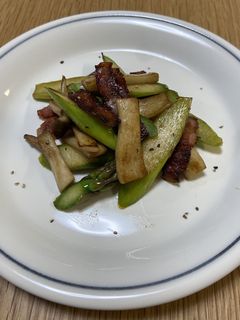 アスパラとエリンギのバター醤油炒め-レシピのメイン写真