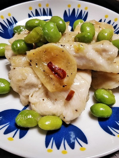 鶏ささみと枝豆のソテー-レシピのメイン写真
