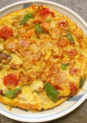 こどもの日に春野菜のスペイン風オムレツ-レシピのメイン写真