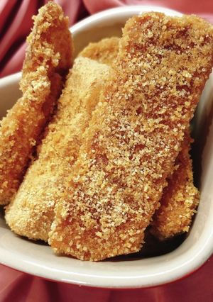 揚げない食パン耳ラスク☆きな粉、シナモン-レシピのメイン写真