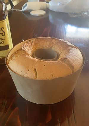 100均5号！紅茶ふわふわシフォンケーキ-レシピのメイン写真