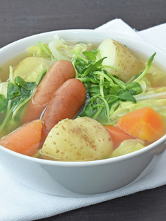 豆苗と春野菜のポトフ-レシピのメイン写真