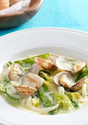 あさりと春野菜のクリーム煮-レシピのメイン写真