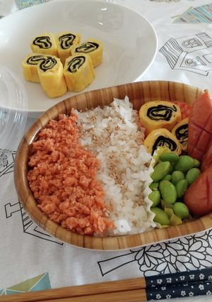 やってみました。くるくる卵焼き。-レシピのメイン写真