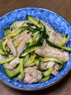 サラダチキンの柚子ポン和え-レシピのメイン写真