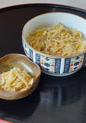 【野菜ソムリエ】京たけのこの姫皮きんぴら-レシピのメイン写真