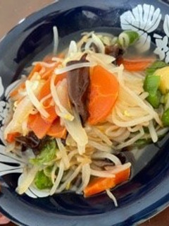 ダイエット中なので皿うどんの上だけ♪-レシピのメイン写真