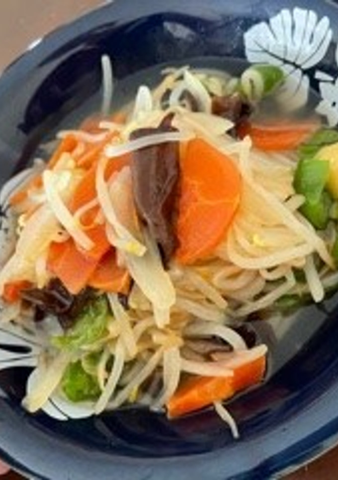 ダイエット中なので皿うどんの上だけ♪-レシピのメイン写真
