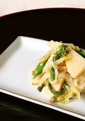 京たけのこと春野菜のふきみそ和え-レシピのメイン写真
