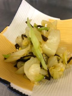 キャベツの塩昆布和え-レシピのメイン写真