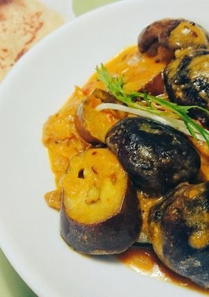 ココナッツミルクde★ナスと豚肉のカレー-レシピのメイン写真