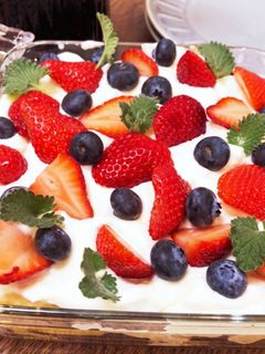 10分で!トライフル風スコップケーキ-レシピのメイン写真