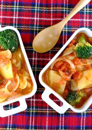 さっぱり！鶏肉のトマトクリーム煮-レシピのメイン写真