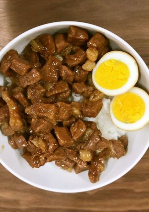 【郷土食】猪肉の魯肉飯-レシピのメイン写真