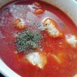 一日分の緑黄色野菜スープじゃが団子イン☆