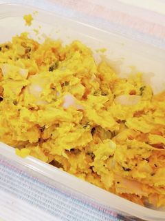 私の常備菜☆かぼちゃのカレーマヨサラダ-レシピのメイン写真