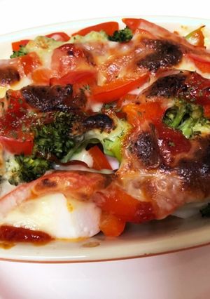 低カロリー♪はんぺんのピザチーズ焼き-レシピのメイン写真