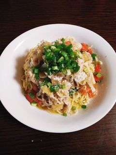 絶品☆冷しゃぶとおろしの冷製パスタ-レシピのメイン写真